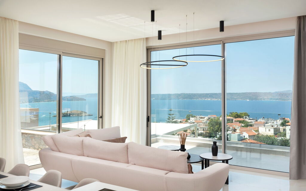 Seaview Lux: Cucina, Soggiorno