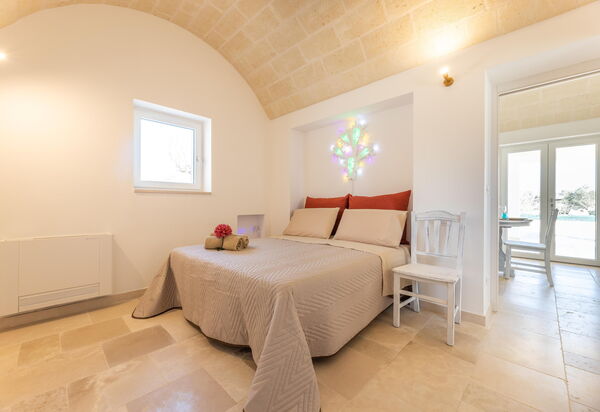 Trullo Adea: Schlafzimmer