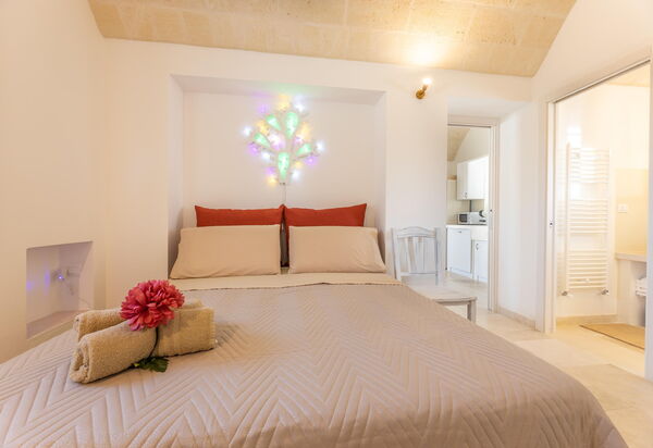 Trullo Adea: Schlafzimmer