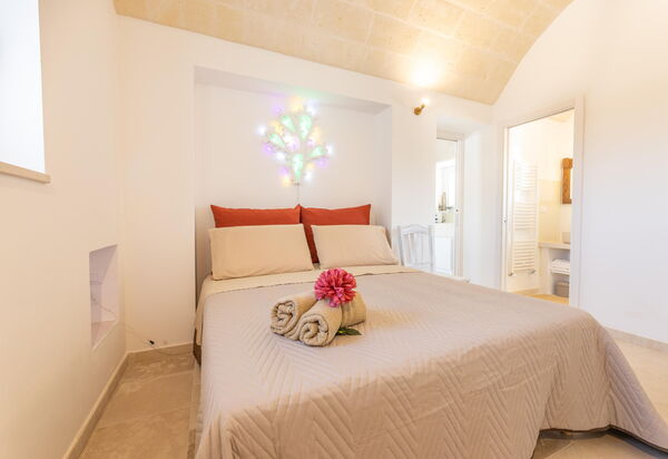 Trullo Adea: Schlafzimmer