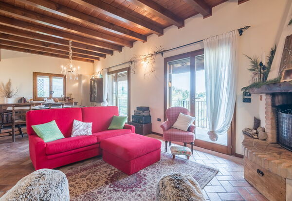 La Nocciola: Wohnzimmer