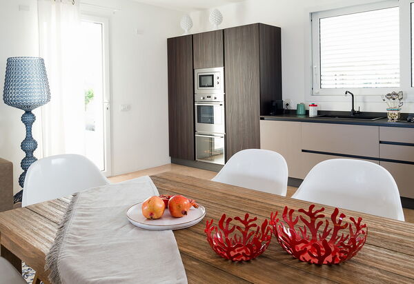 Villa San Lorenzo Fico D'india: Küche, Wohnzimmer