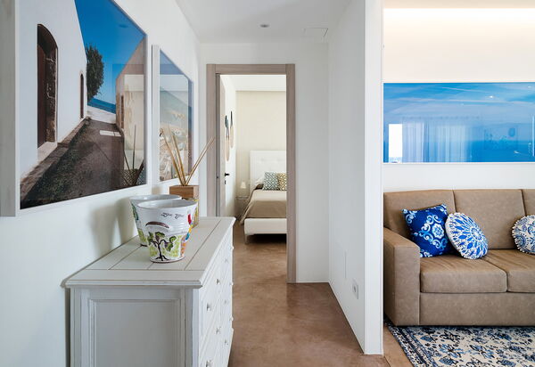 Villa San Lorenzo Fico D'india: Küche, Wohnzimmer