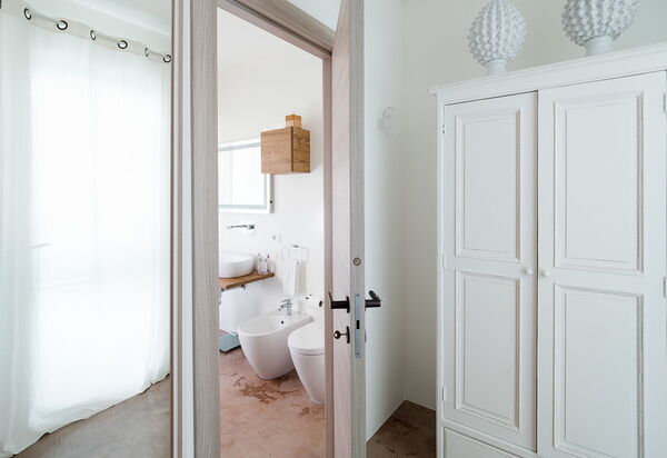 Villa San Lorenzo Fico D'india: Bad, Schlafzimmer