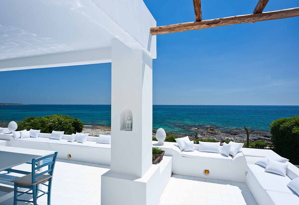 Casa Blu: Außen, Balkon / Terrasse / Patio, Draussen