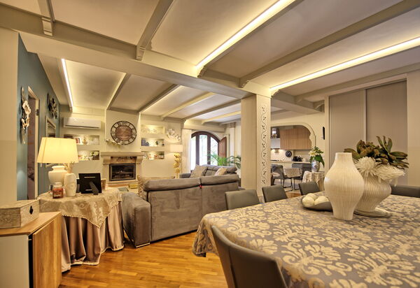 Villa Tagliaferri: Esszimmer, Wohnzimmer