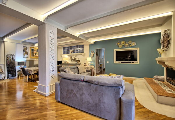 Villa Tagliaferri: Wohnzimmer