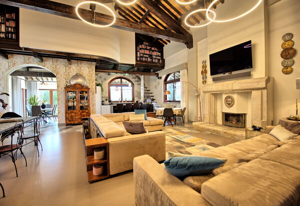 Villa Tagliaferri: Wohnzimmer