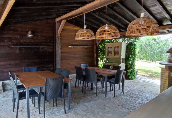 Villa Tagliaferri: Balkon / Terrasse / Patio, Garten