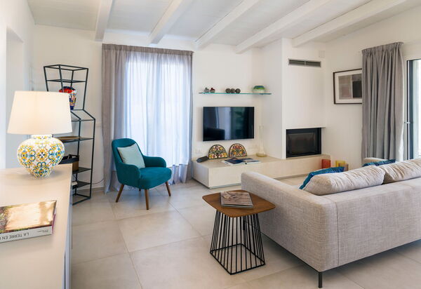 Villa Azulea: Küche, Wohnzimmer