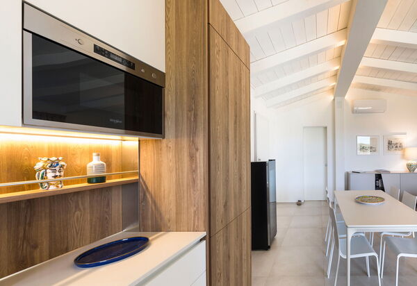 Villa Azulea: Küche, Wohnzimmer