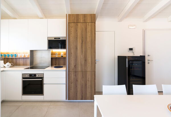 Villa Azulea: Küche, Wohnzimmer