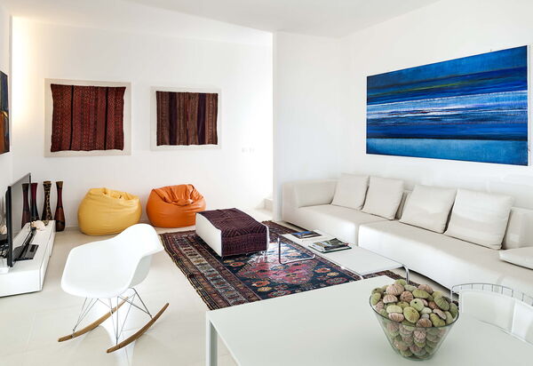 Villa Capo Passero: Wohnzimmer