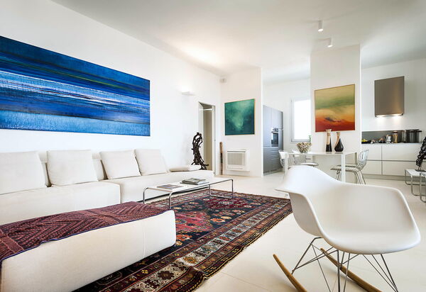 Villa Capo Passero: Wohnzimmer