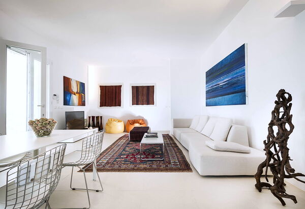 Villa Capo Passero: Wohnzimmer