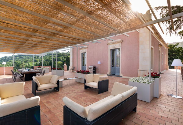 Tenuta Della Contea: Balkon / terras / patio, Buitenkanten, Buitenshuis