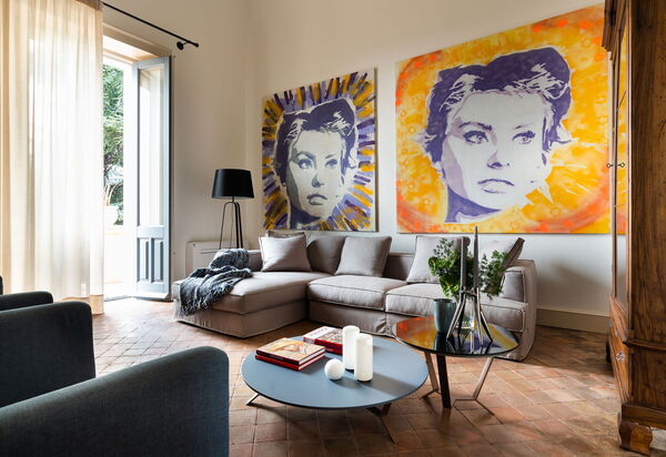 Tenuta Della Contea: Woonkamer