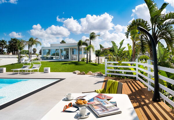 Diantha: bassin, Extérieur, Extérieurs, Jardin