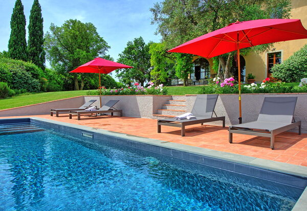 Villa Marliana: Building Exterior, Garden, Outdoor, Pool, Summer