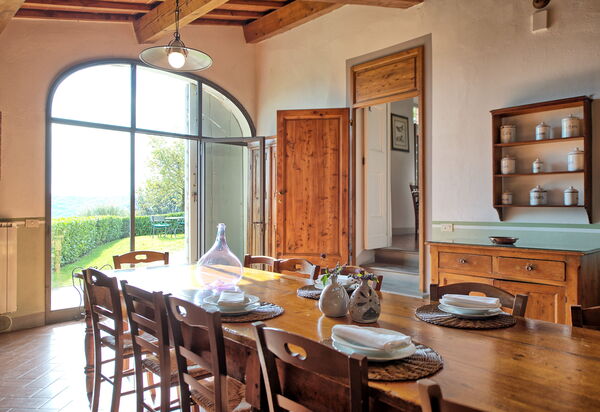 Villa Cona: Гостиная, Кухня, Столовая