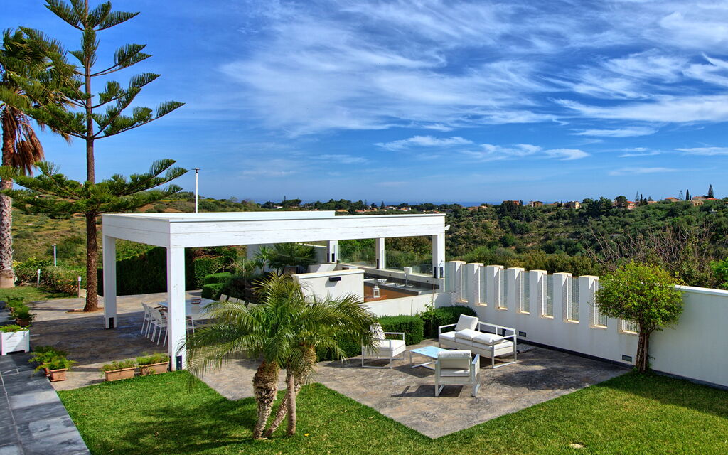 Villa Demetra: Balcony / Terrace / Patio, Building Exterior, Garden, Outdoor