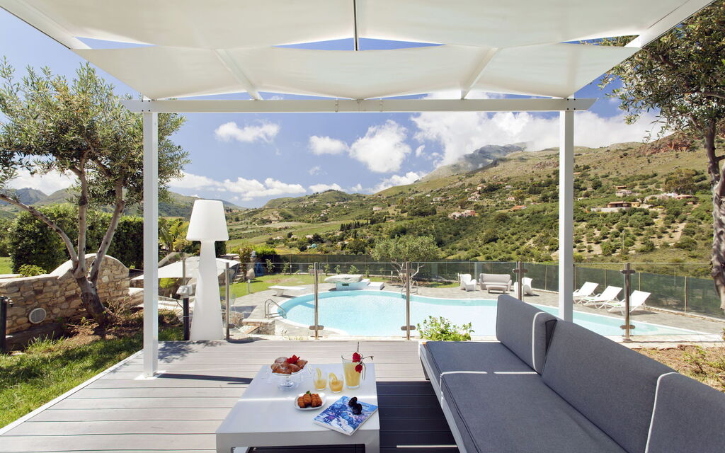 Villa Demetra: Balcony / Terrace / Patio, Building Exterior, Outdoor, Pool, Scenic View