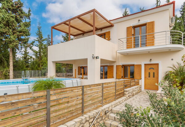 Villa Giorgos: бассейн, Главный вход, Открытый, Экстерьеры