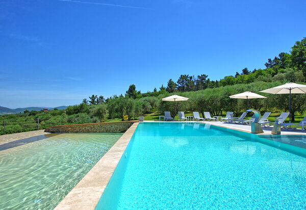 Villa Acquaviva: Draussen, Schwimmbad, Sommer