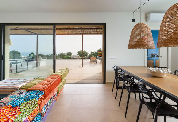 Gelso Bianco: Esszimmer, Wohnzimmer