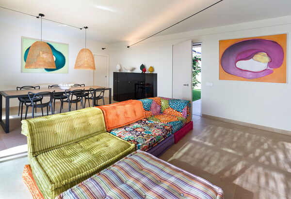 Gelso Bianco: Esszimmer, Wohnzimmer