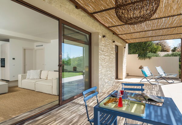 Villa Passo Salina: Balcon / Terrasse / Patio