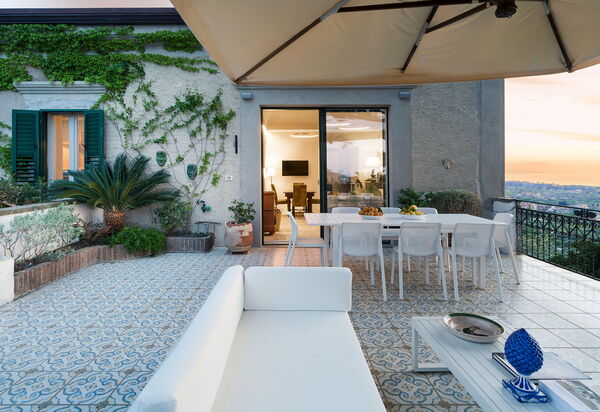 Villa Giuffrè: Balcony / Terrace / Patio, Building Exterior, Outdoor, Scenic View