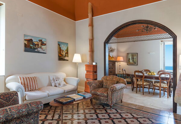 Villa Giuffrè: Living Room