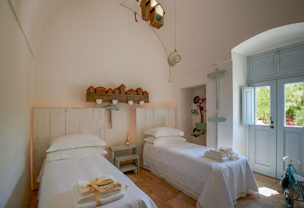 Masseria Lamacerase: Schlafzimmer