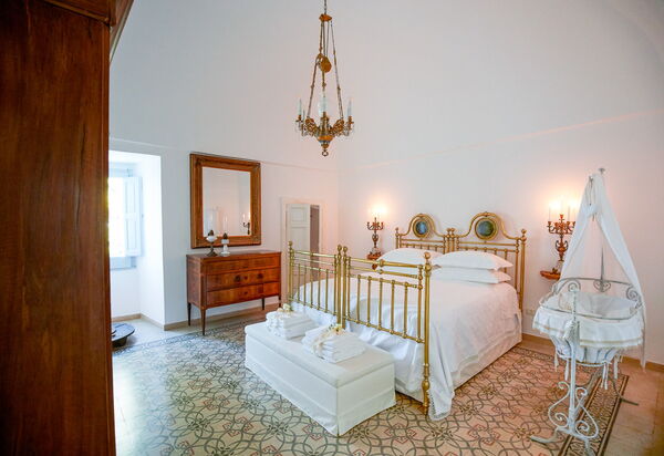 Masseria Lamacerase: Schlafzimmer