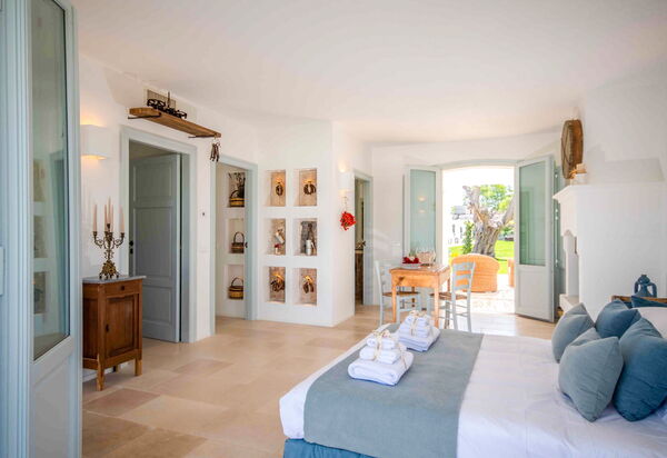 Masseria Lamacerase: Schlafzimmer