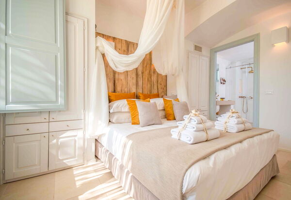 Masseria Lamacerase: Schlafzimmer