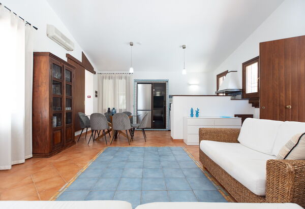 Villa Petra: Esszimmer, Wohnzimmer