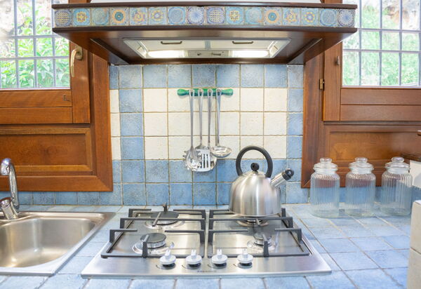 Villa Petra: Küche, Zimmerdetails