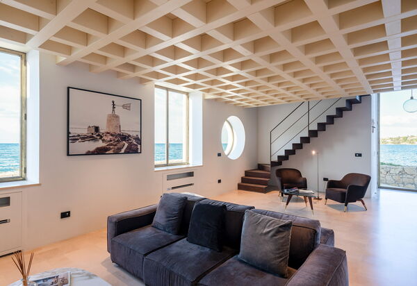 Villa Il Faro: Гостиная