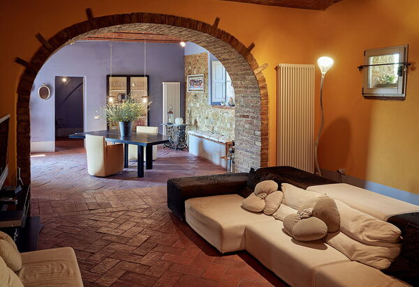 Villa Colle Di Sotto: Гостиная