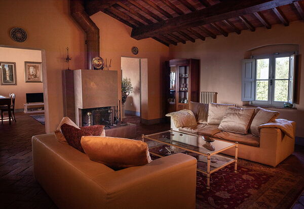 Villa Colle Di Sotto: Гостиная