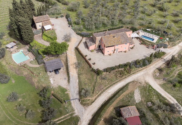 Villa Colle Di Sotto: бассейн, Взгляды, Открытый, Экстерьеры