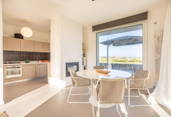 Villa Partenope: Esszimmer, Küche