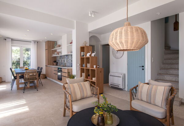 Villa Thea Mare Maistro: Kitchen, Living Room
