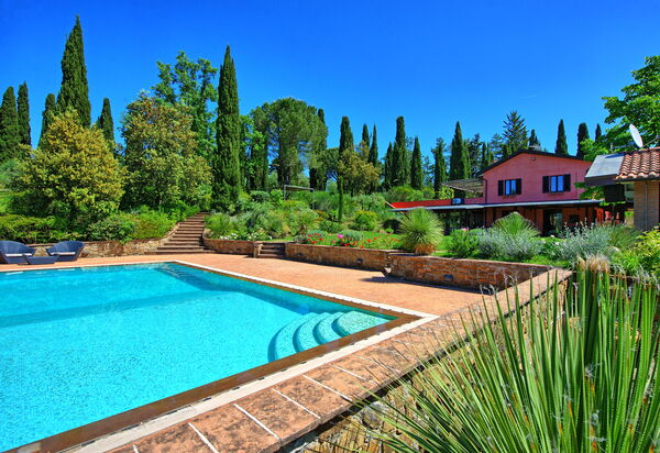 Villa Barbarella: бассейн, Открытый, Сад