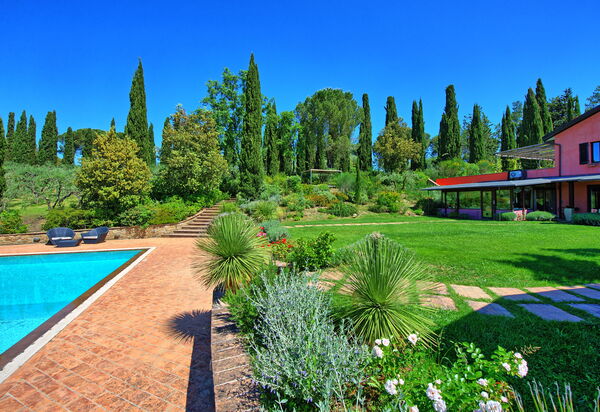 Villa Barbarella: бассейн, Открытый, Сад