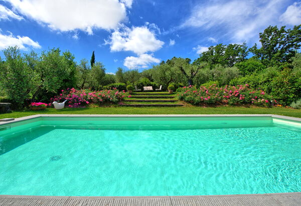 Villa Mami: бассейн, Лето, Открытый