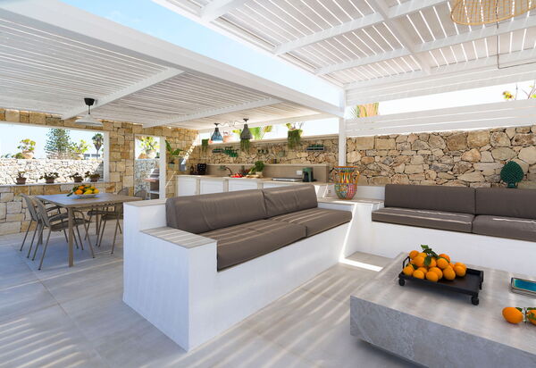 Villa Paradisus: Балкон / Терраса / Патио, Открытый, Экстерьеры