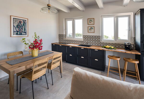 Villa Paolina: Гостиная, Кухня, Столовая